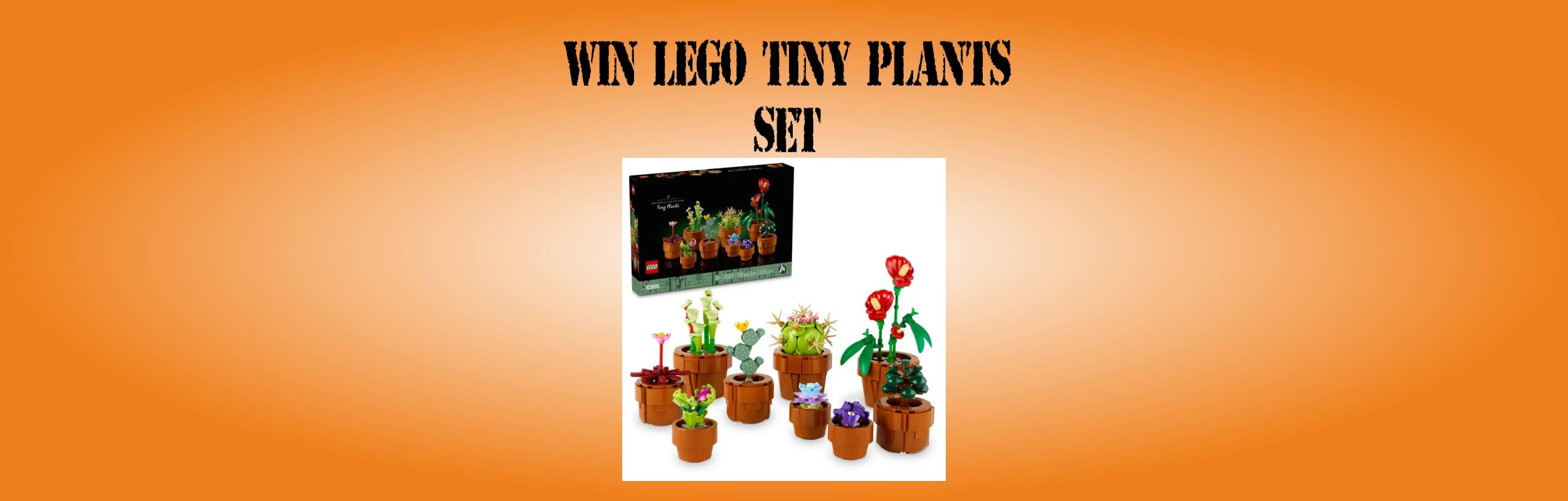 LEGO TINY PLANTS SET (10329) - DRAWN FRIDAY 3RD MAY